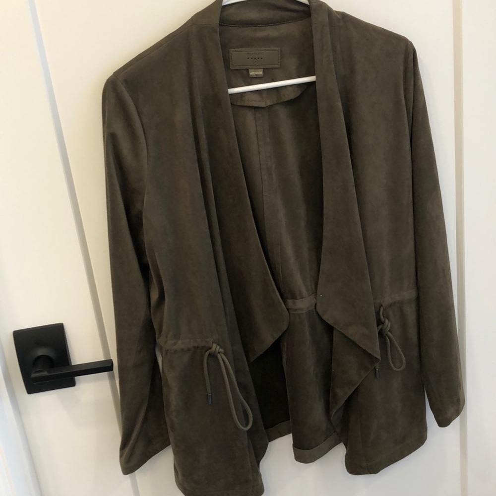 Suede coat